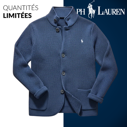 RᏞ – Cardigan en Maille de Laine Raffinée