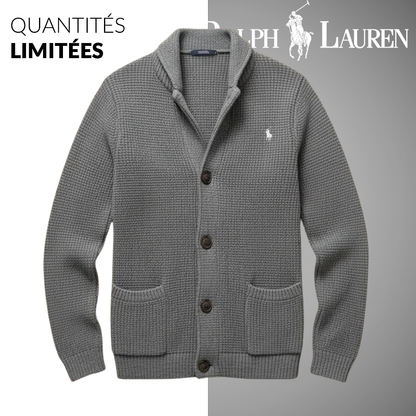 RᏞ – Cardigan en Maille de Laine Raffinée