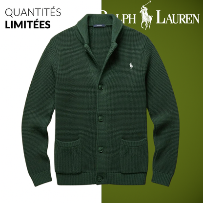 RᏞ – Cardigan en Maille de Laine Raffinée