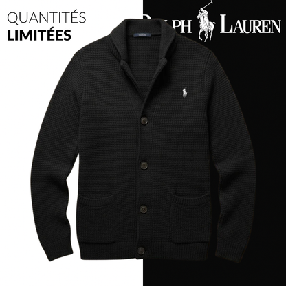 RᏞ – Cardigan en Maille de Laine Raffinée